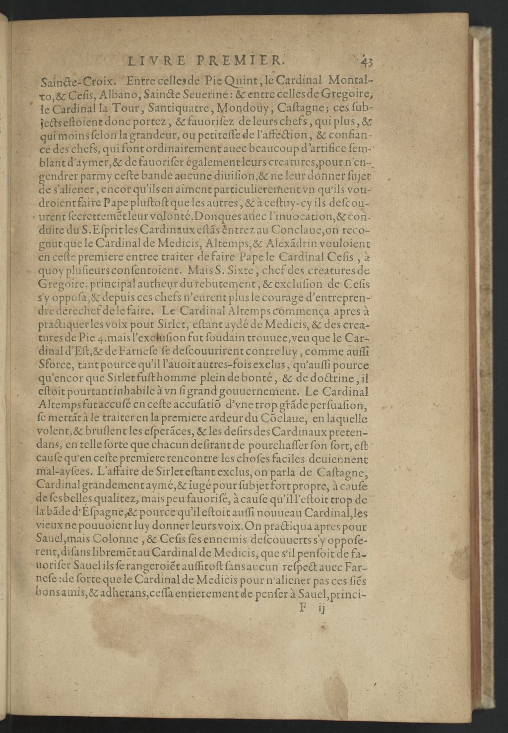 1608 - Nicolas Du Fossé - Trésor politique - BnF Tolbiac