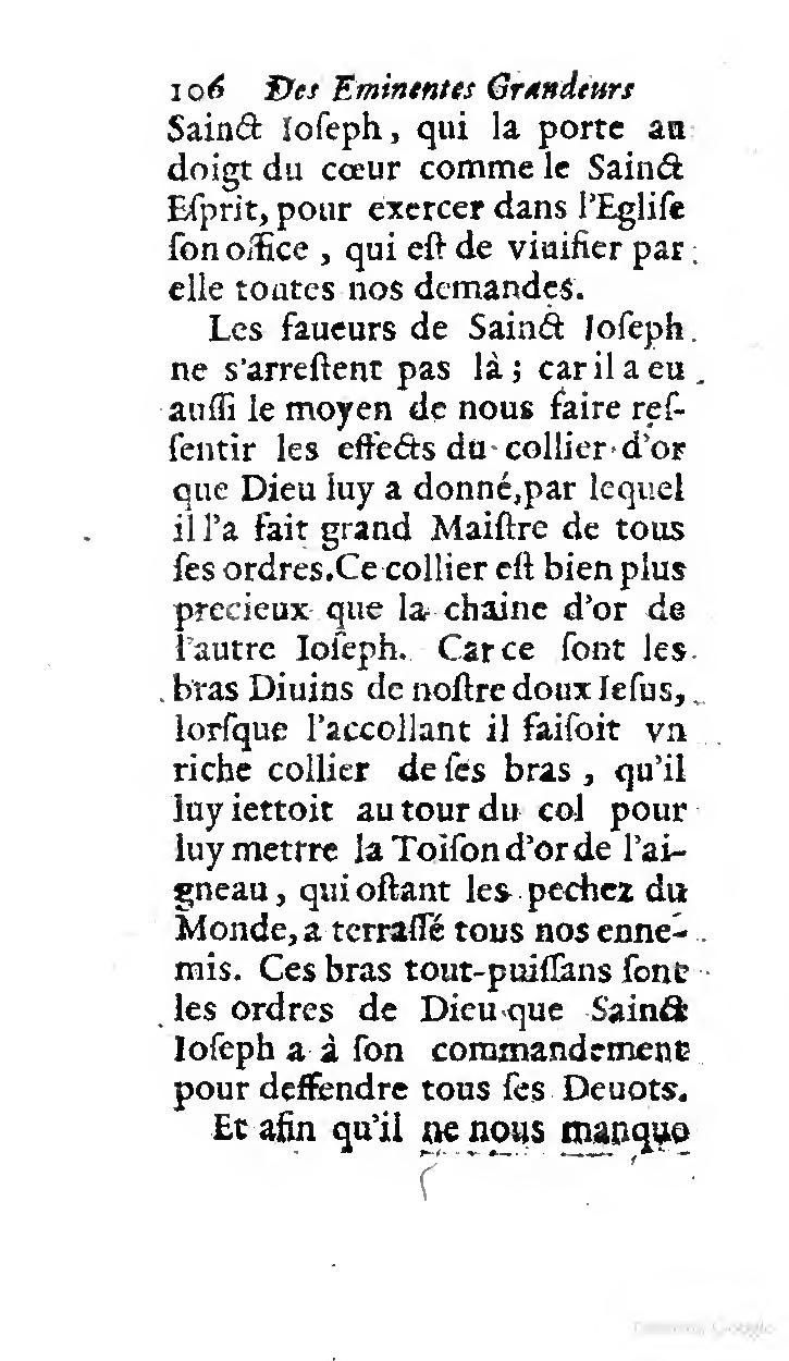 1646 - Jean Piot - Trésor inestimable de Saint-Joseph - BNC Rome