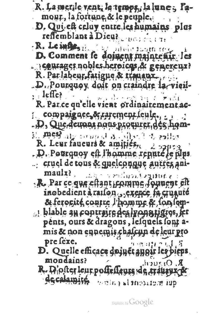 1581 - Nicolas Bonfons  - Trésor des sentences dorées - Princeton