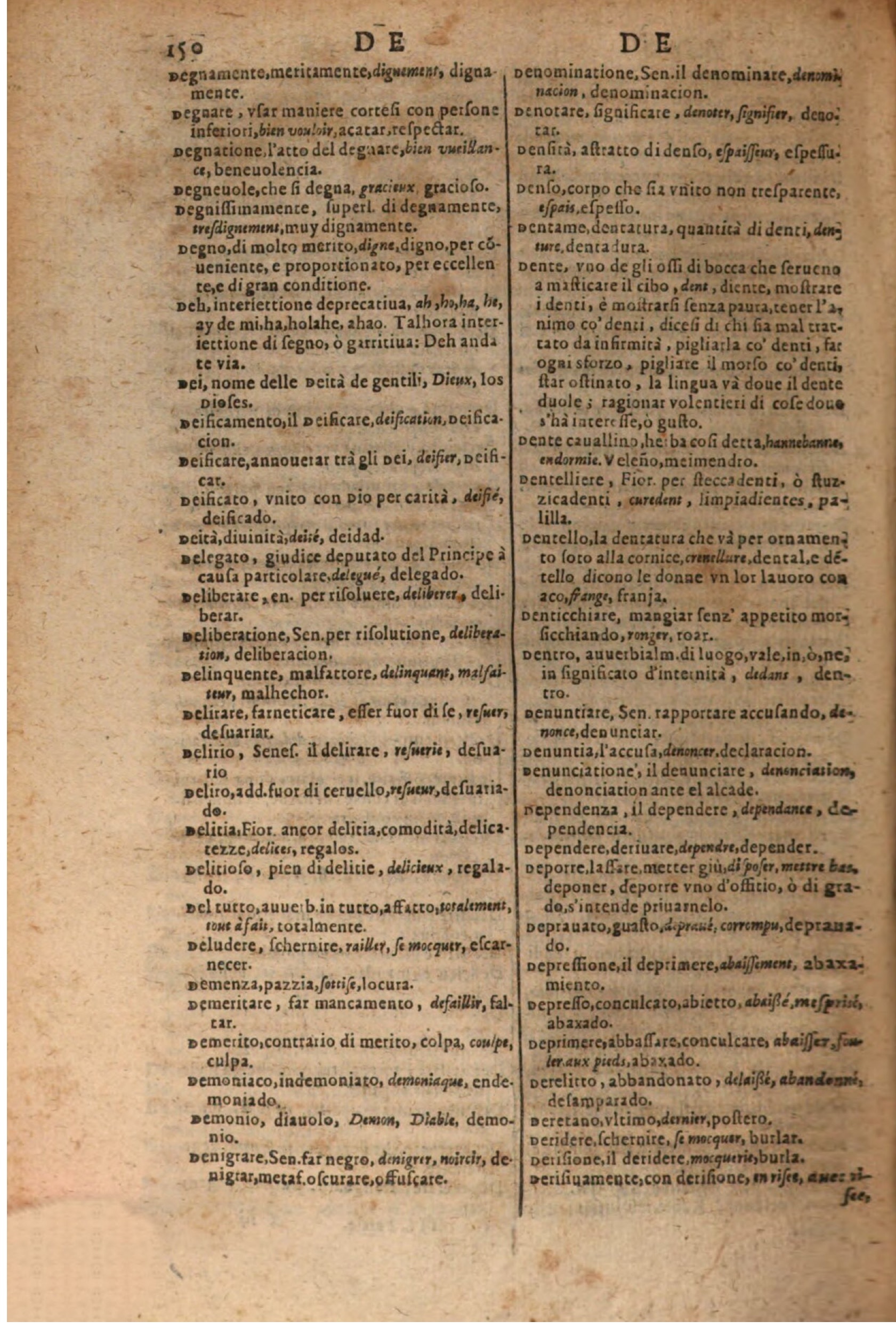 1637 - Jacques Crespin - Trésor des trois langues (Trois parties) - BSB Munich