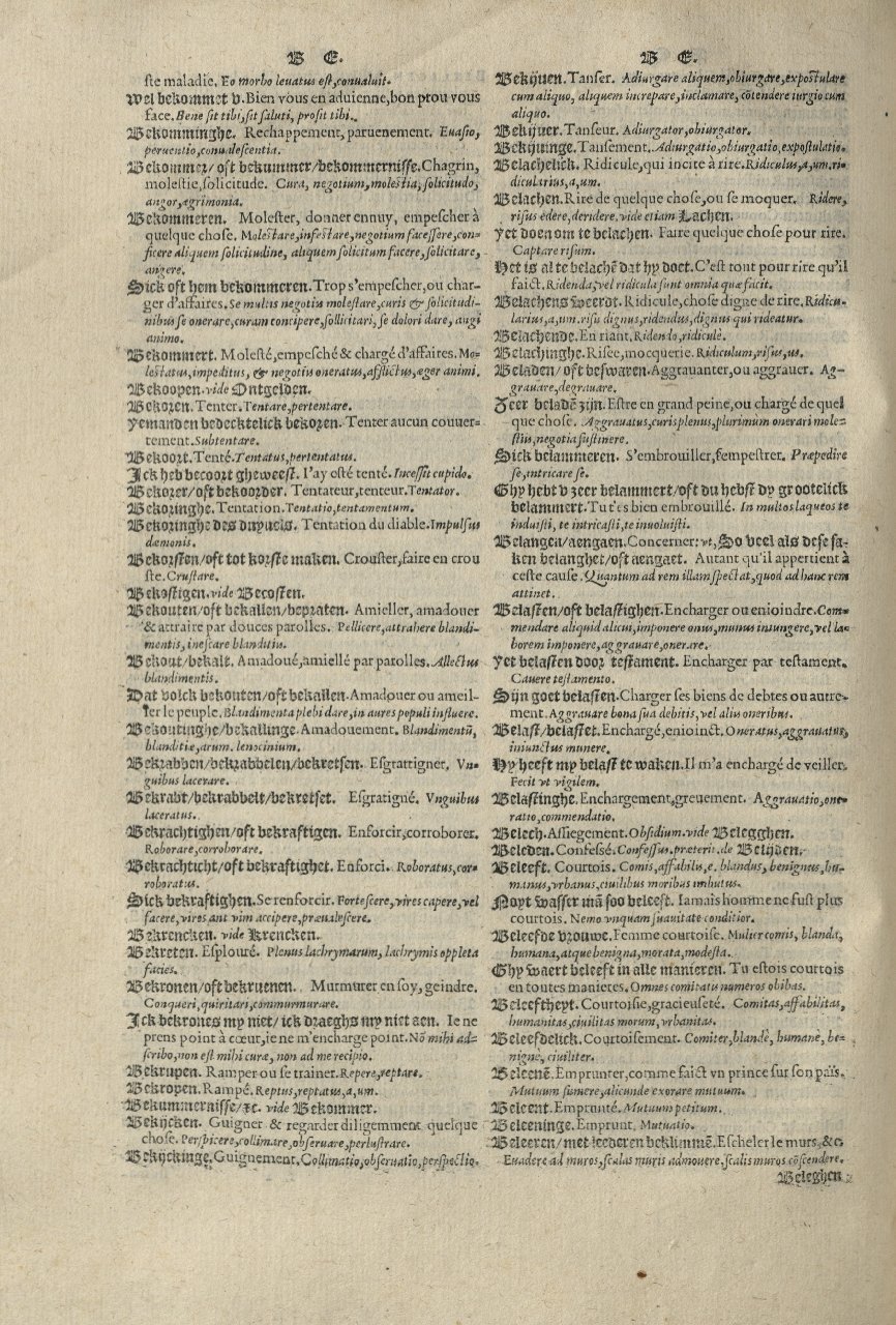 1573 - Christophe Plantin - Trésor du langage bas-allemand - Greifswald 1573 - Christophe Plantin - Trésor du langage bas-allemand - Greifswald