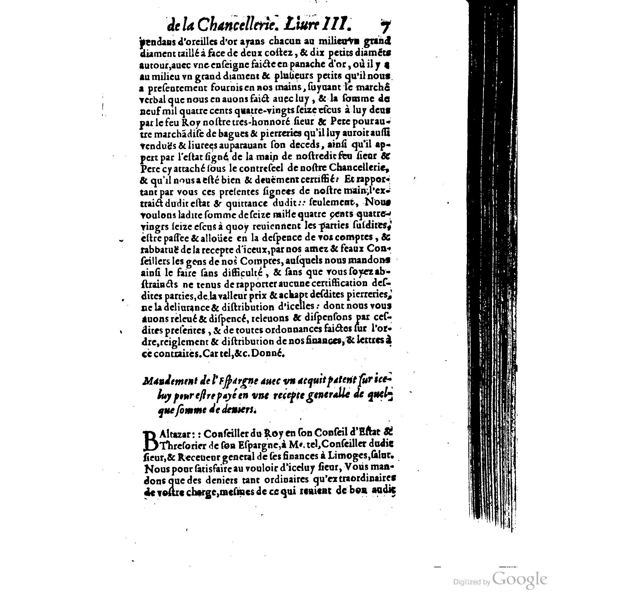 1614 - Jean Richer - Trésor du nouveau style et protocole de la chancellerie de France - BSB Munich