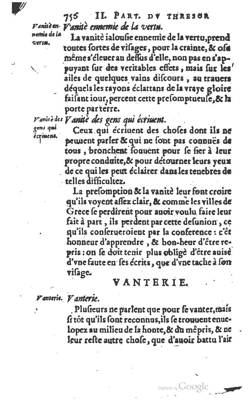 1610 - Louis Coste - Trésor de l’éloquence française (Seconde partie) - BM Lyon
