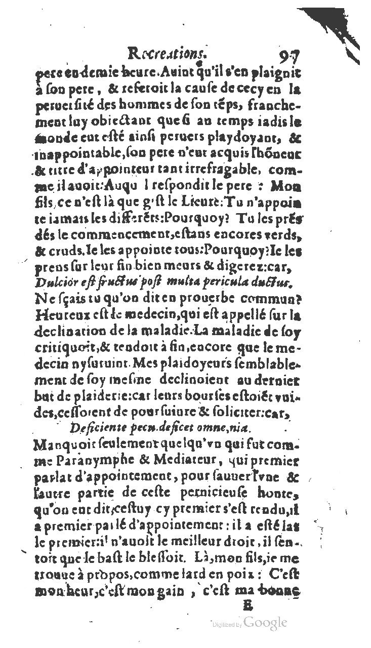1611 - Jean Osmont - Trésor des récréations - BSB Munich