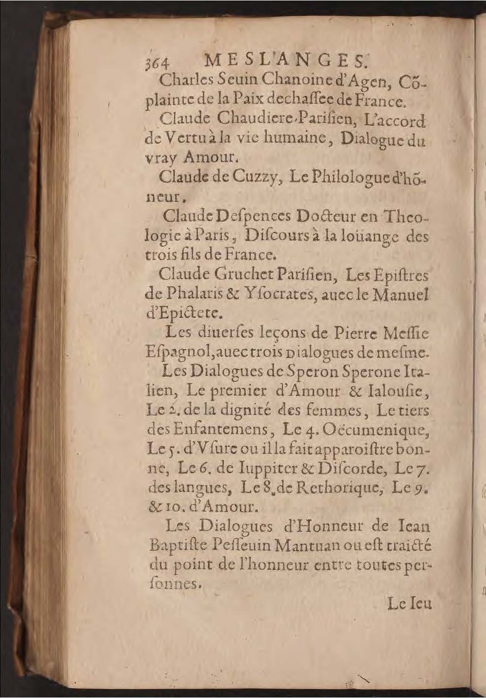 1602 - François Jacquin - Trésor des bons esprits français - BnF Arsenal