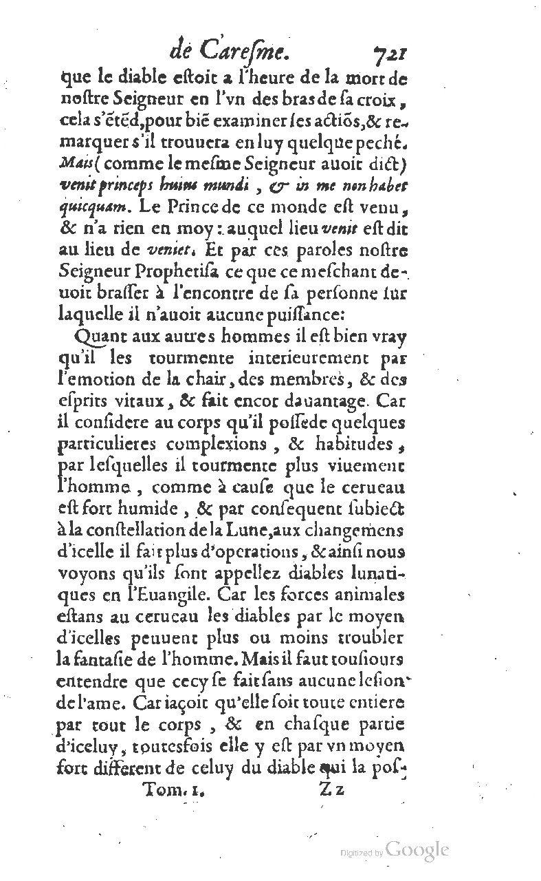 1607 - Nicolas Du Fossé - Trésor quadragésimal - T 01 - BM Lyon
