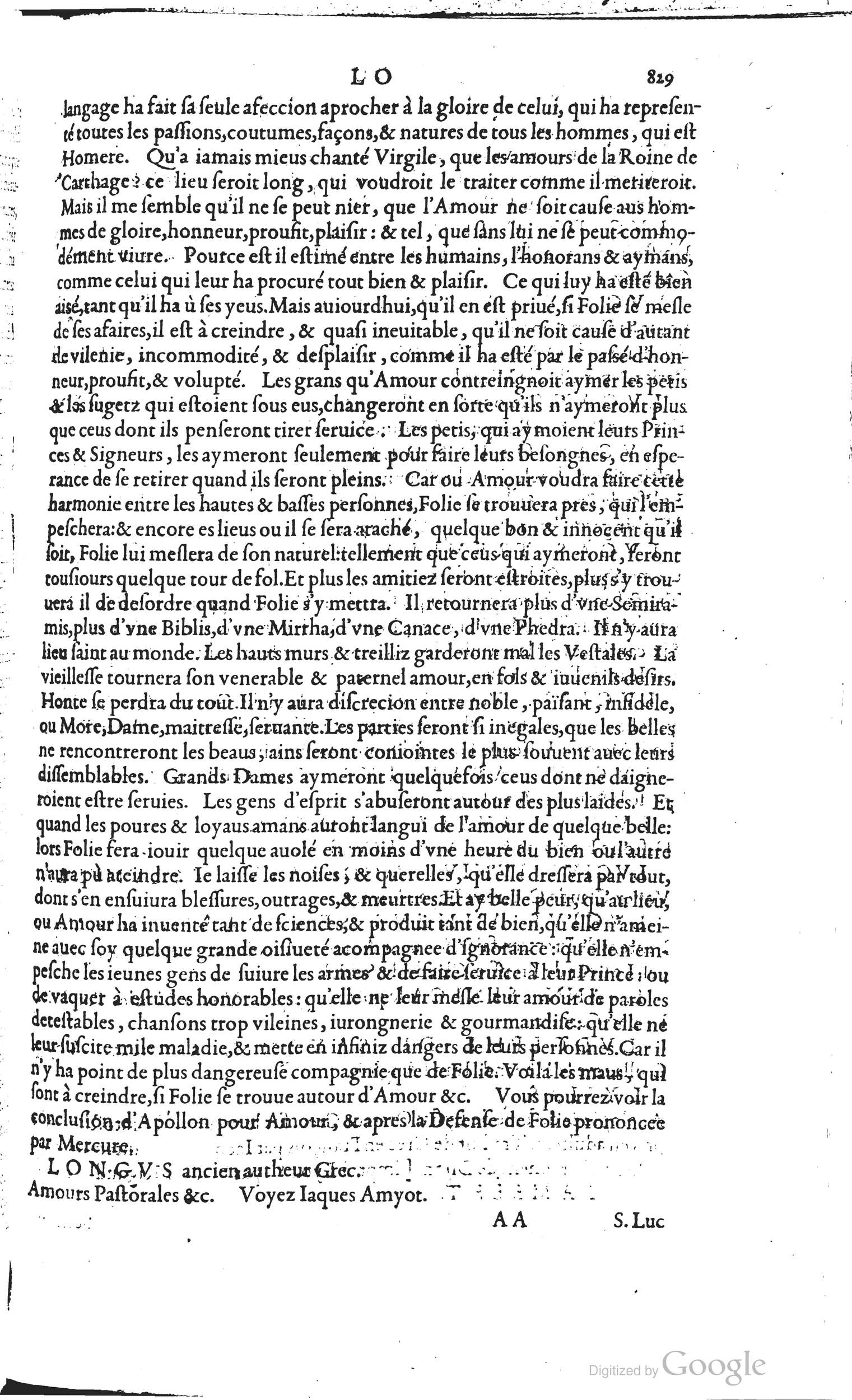 1585 - Barthélemy Honorat - Bibliothèques françaises - BSB Munich