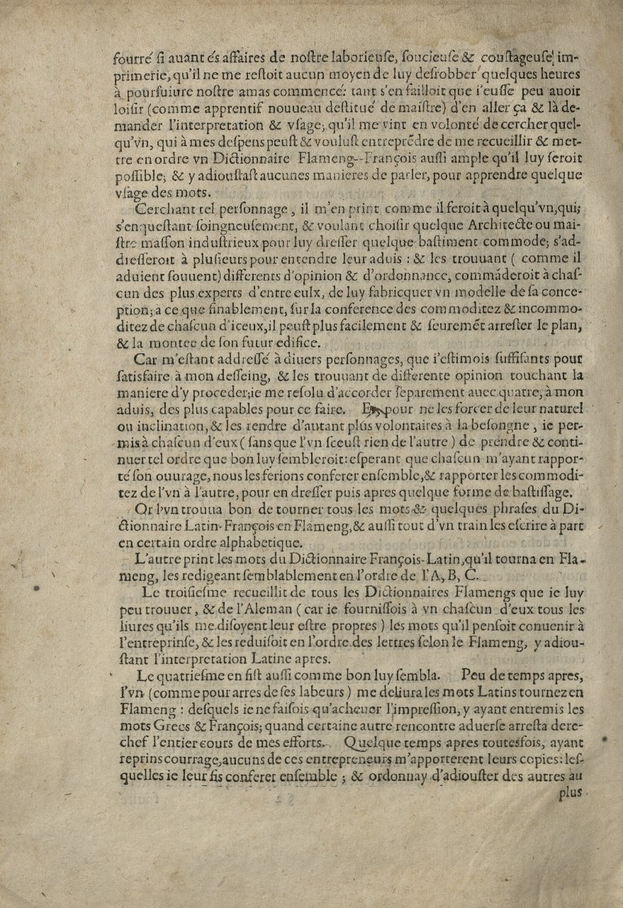 1573 - Christophe Plantin - Trésor du langage bas-allemand - Greifswald