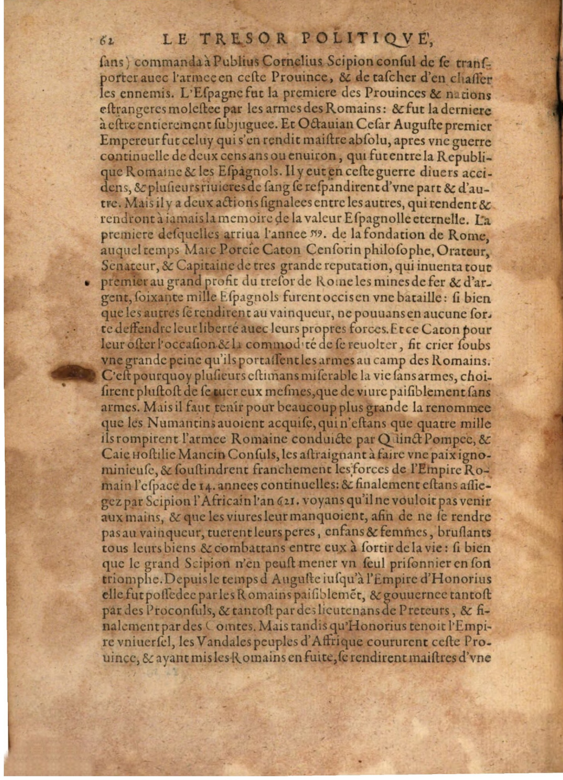 1608 - Nicolas Du Fossé - Trésor politique - BSB Munich