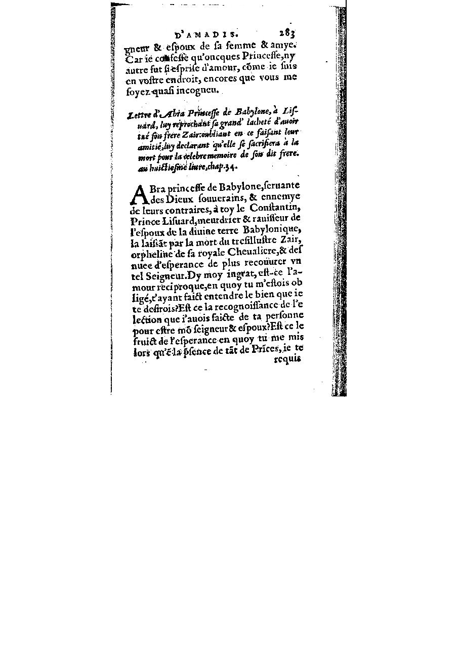 1572 - Veuve Gabriel Cotier - Trésor des Amadis - BM Lyon