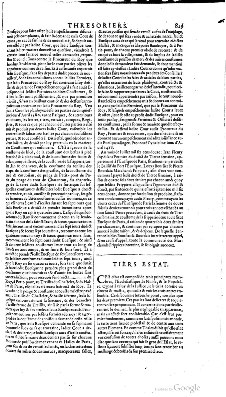 1629 - Veuve Nicolas Buon - Trésor du droit français (21754 T. 3) - BM Lyon