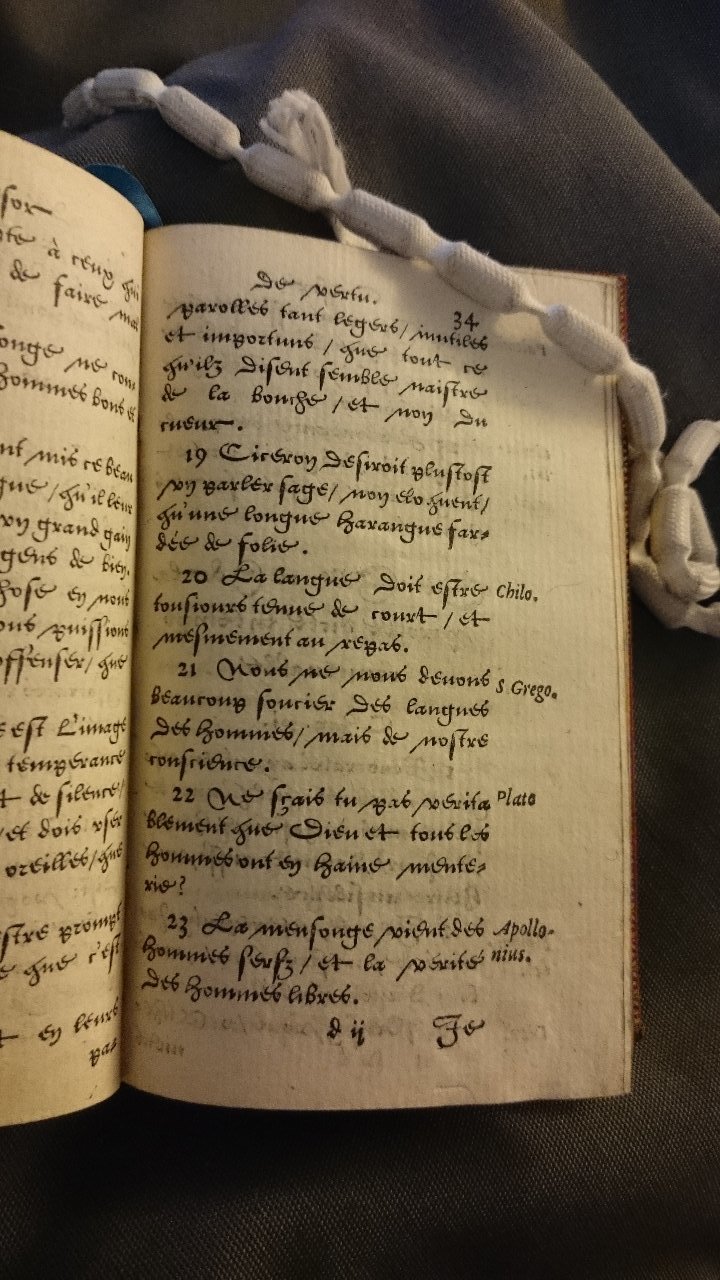 1560 - Jean Bellère - Trésor de vertu - British Library