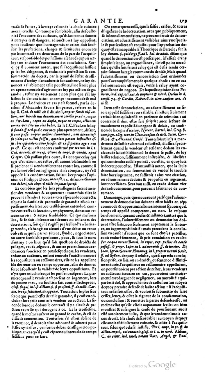 1629 - Veuve Nicolas Buon - Trésor du droit français (21754 T. 2) - BM Lyon