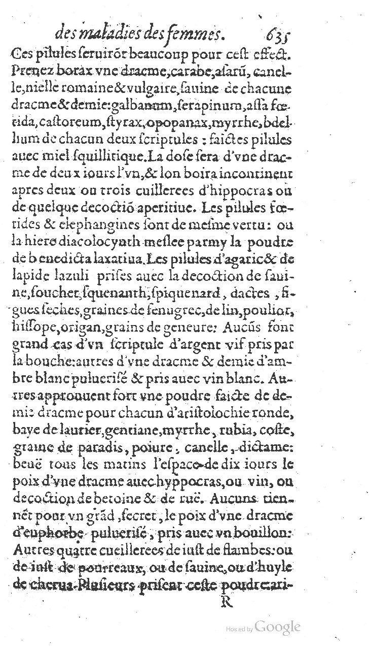 1585 - Jacques du Puis - Trésor des remèdes secrets pour les maladies des femmes - BnF 1585 - Jacques du Puis - Trésor des remèdes secrets pour les maladies des femmes - BnF