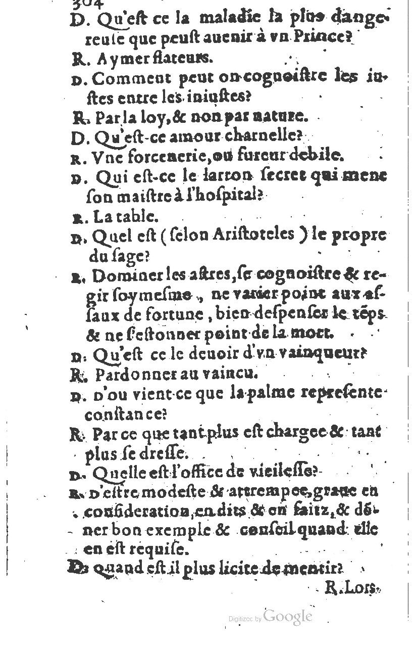1581 - Nicolas Bonfons  - Trésor des sentences dorées - Princeton