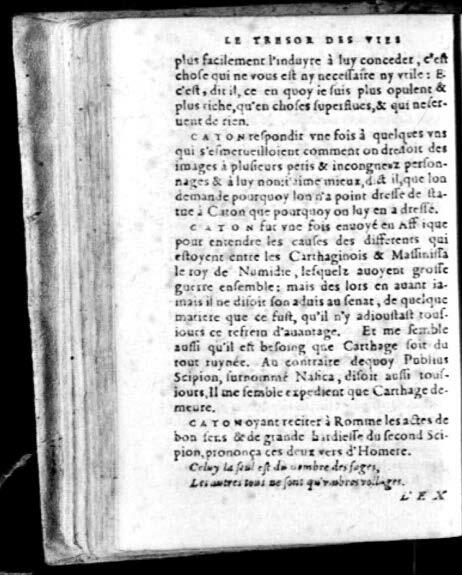1574 - Benoît Rigaud - Trésor des vies de Plutarque - Avignon