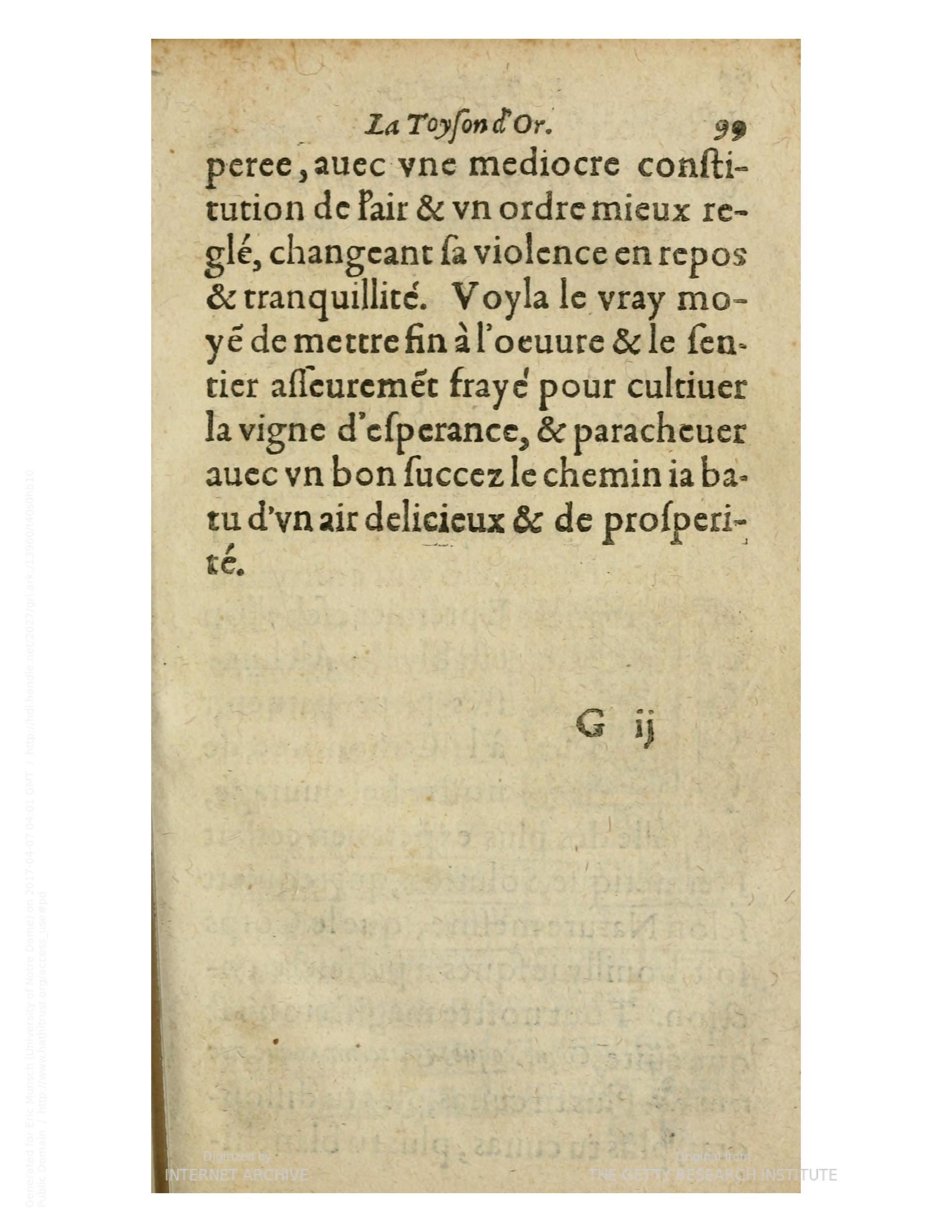 1612 - Charles Sevestre - Toison d’or ou la fleur des trésors - Getty Research Institute