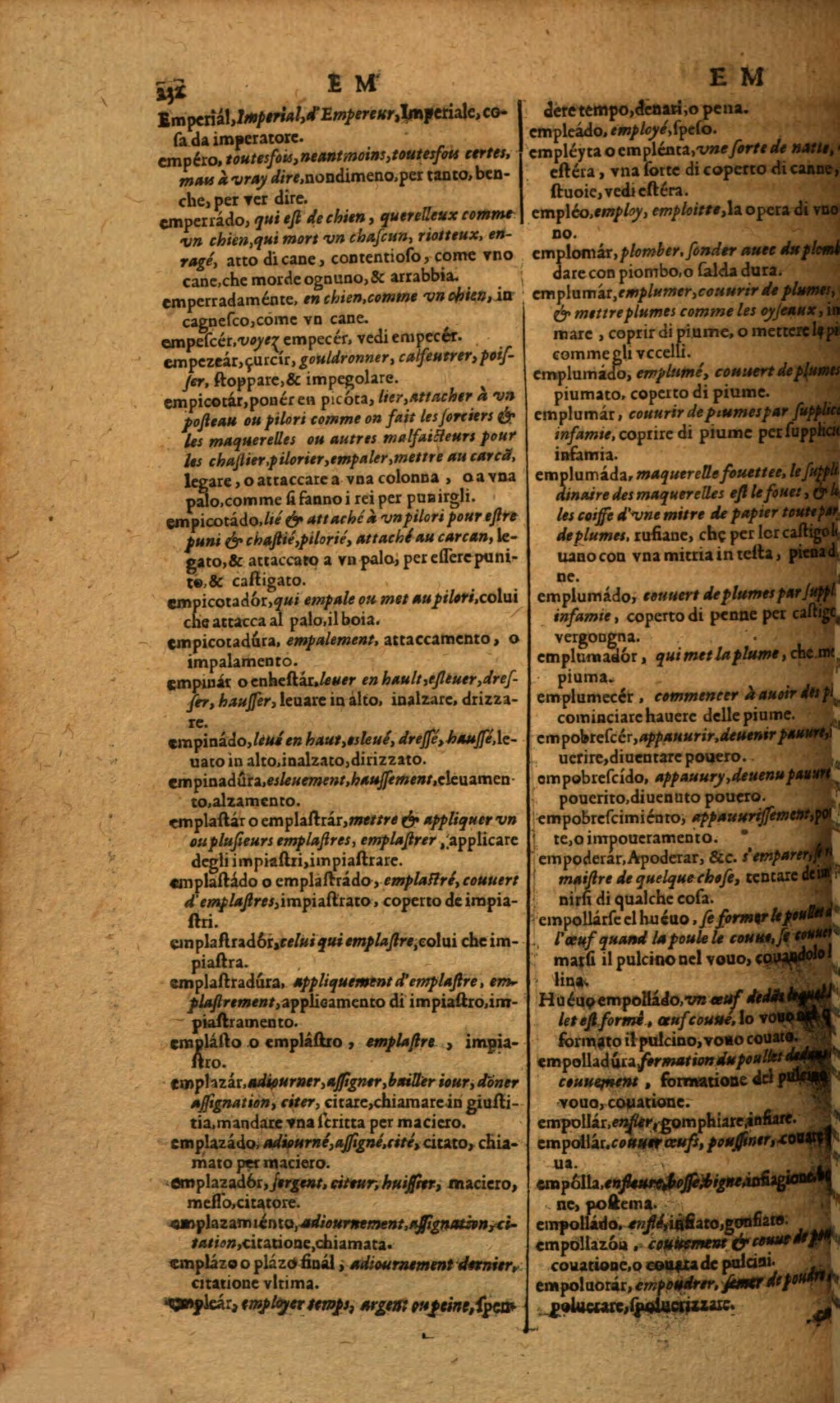 1617 - Samuel Crespin - Trésor des trois langues espagnole, française et italienne (Première partie) - Regensburg 1617 - Samuel Crespin - Trésor des trois langues espagnole, française et italienne (Première partie) - Regensburg