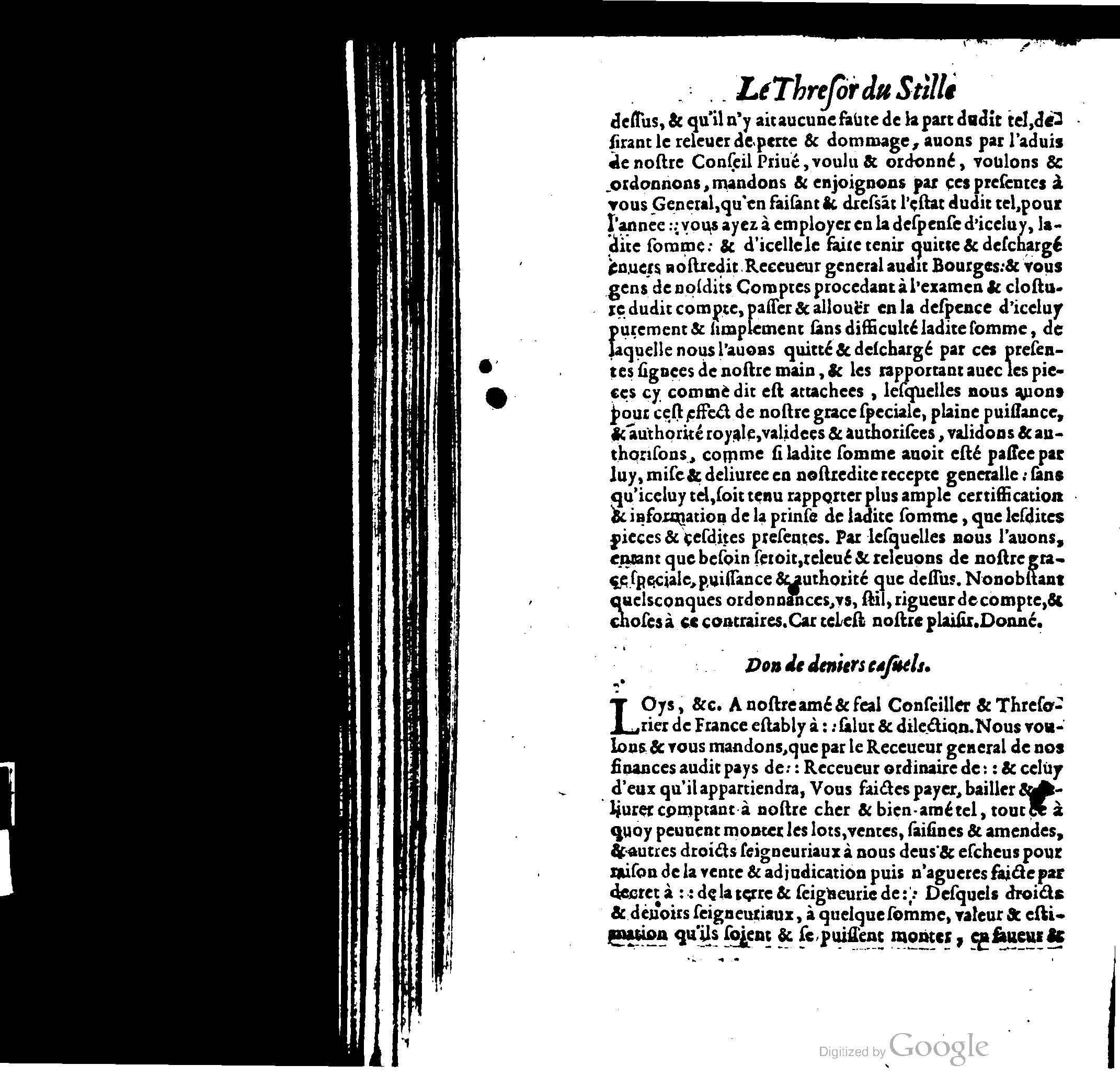 1614 - Jean Richer - Trésor du nouveau style et protocole de la chancellerie de France - BSB Munich