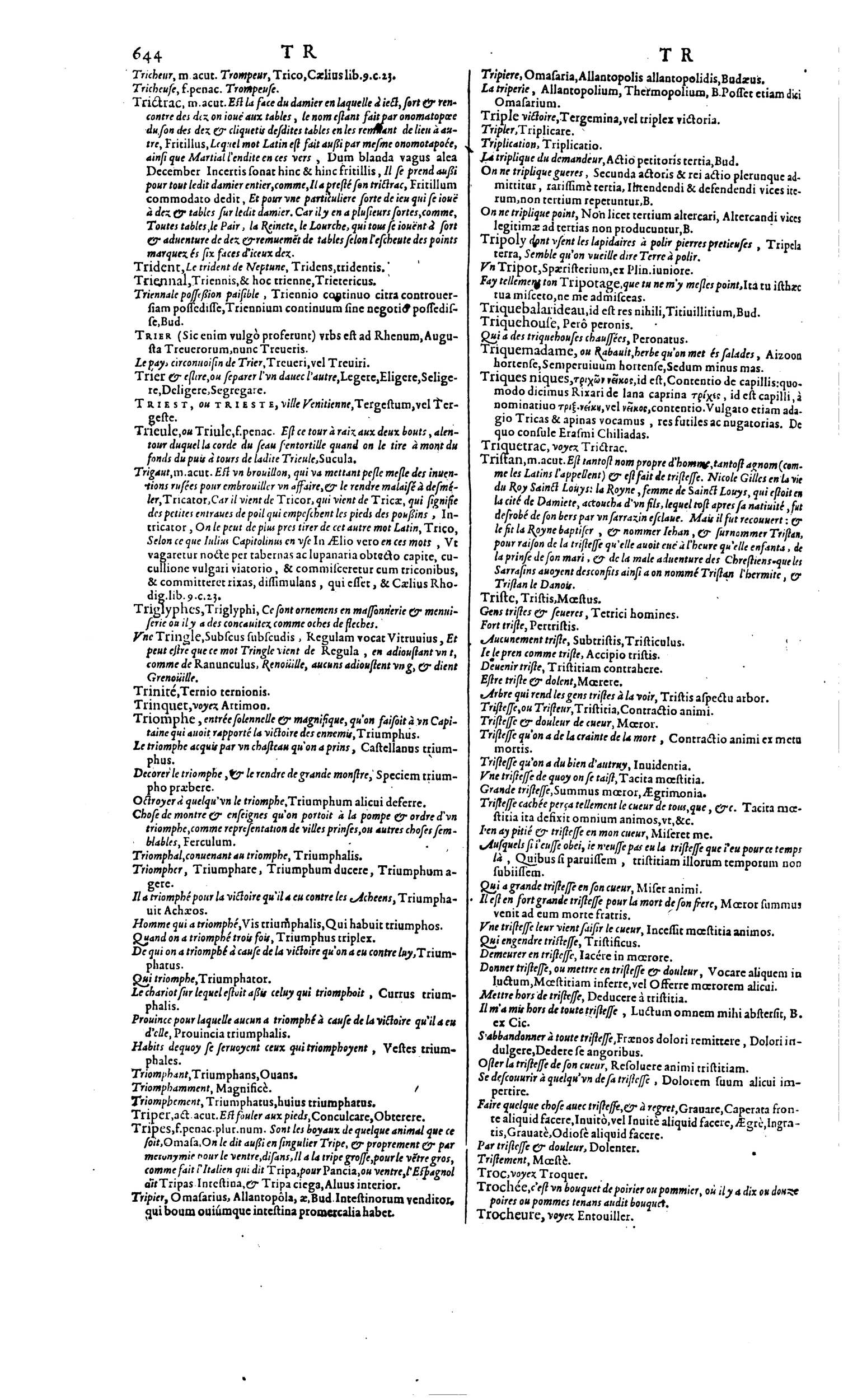1606 - David Douceur - Trésor de la langue française - BM Lyon 1606 - David Douceur - Trésor de la langue française - BM Lyon