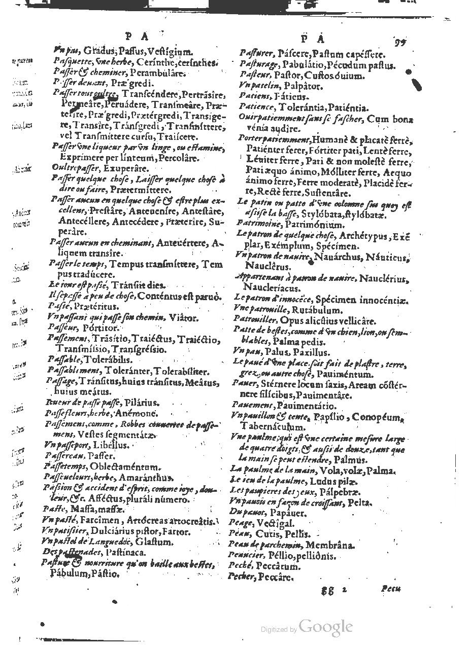 1564 - Henri Hylaire et Louis Cloquemin - Trésor des mots et traits français - BSB Munich