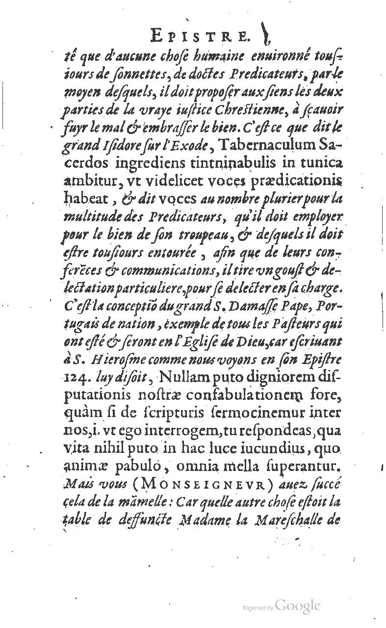 1607 - Nicolas Du Fossé - Trésor quadragésimal - T 01 - BM Lyon
