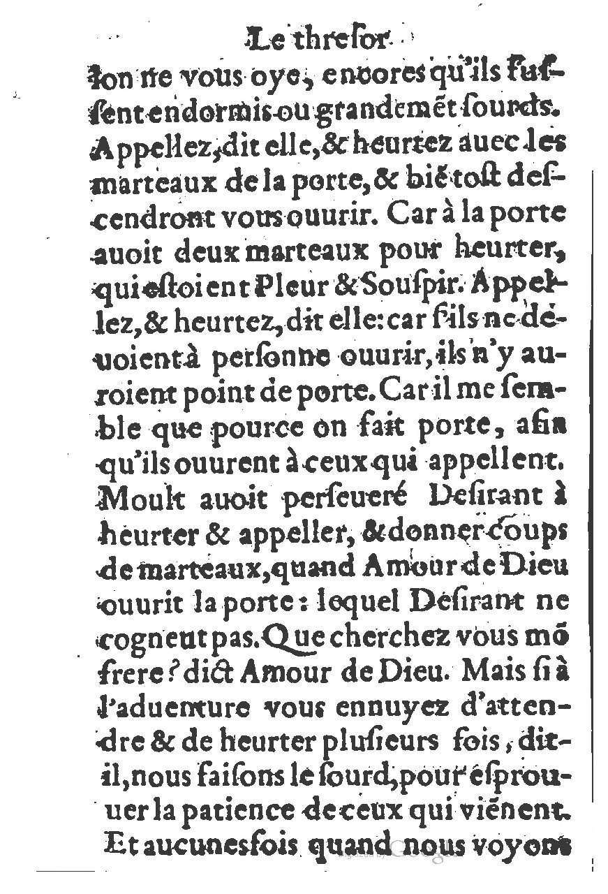 1578 - Guillaume Chaudière - Trésor de dévotion traitant de plusieurs belles vertus - BM Lyon