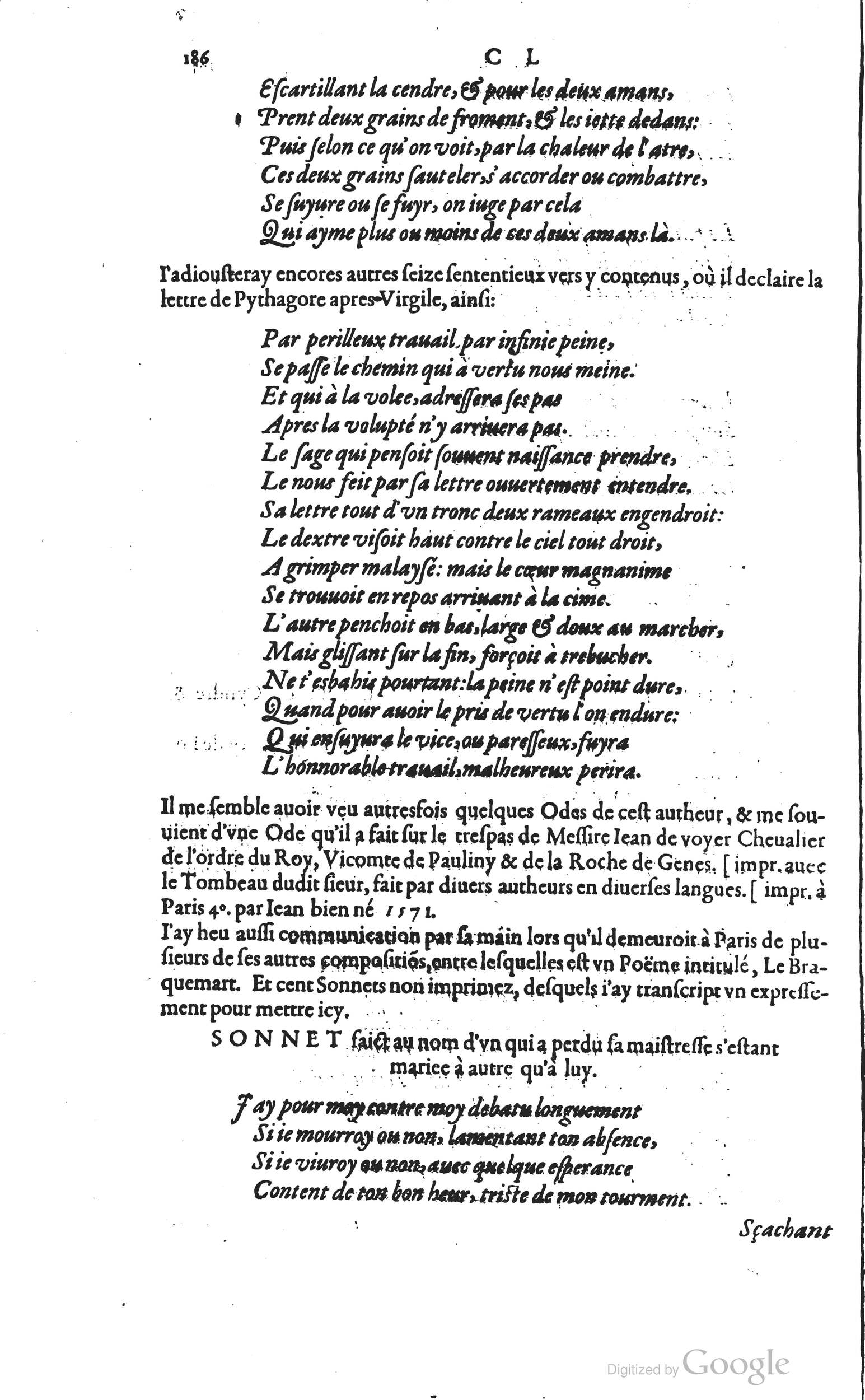 1585 - Barthélemy Honorat - Bibliothèques françaises - BSB Munich