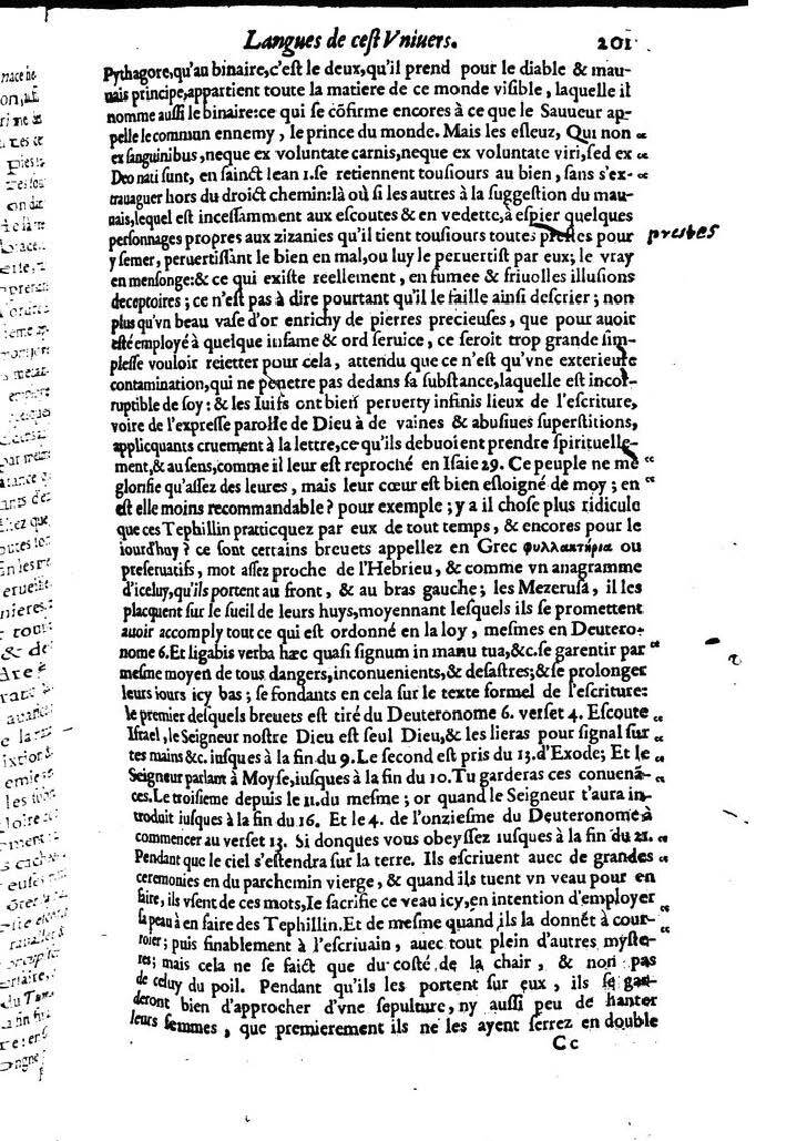 1613 - Matthieu Berjon - Trésor de l’histoire des langues de cet univers - BM Lyon