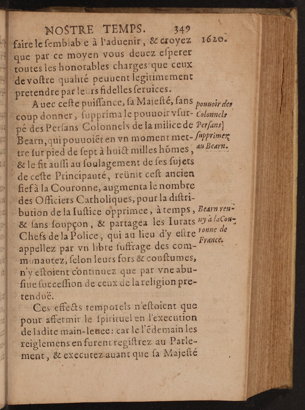 1626 - Joseph Bouillerot - Trésor de l’histoire générale de notre temps - BnF Arsenal