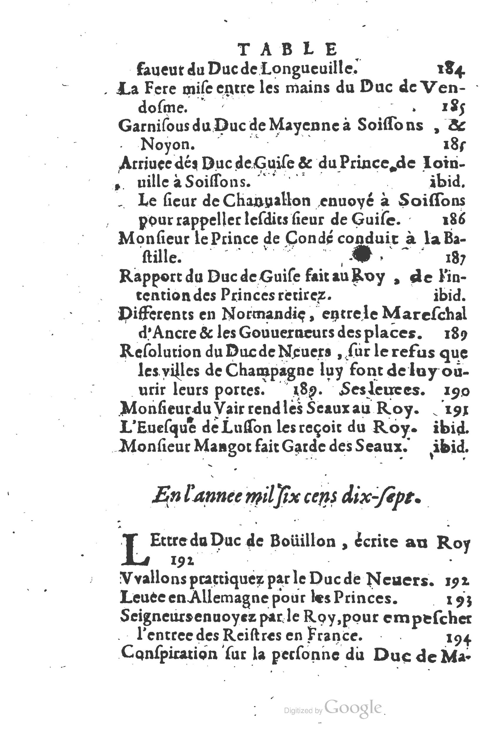 1626 - Joseph Bouillerot - Trésor de l’histoire générale de notre temps - BSB Munich
