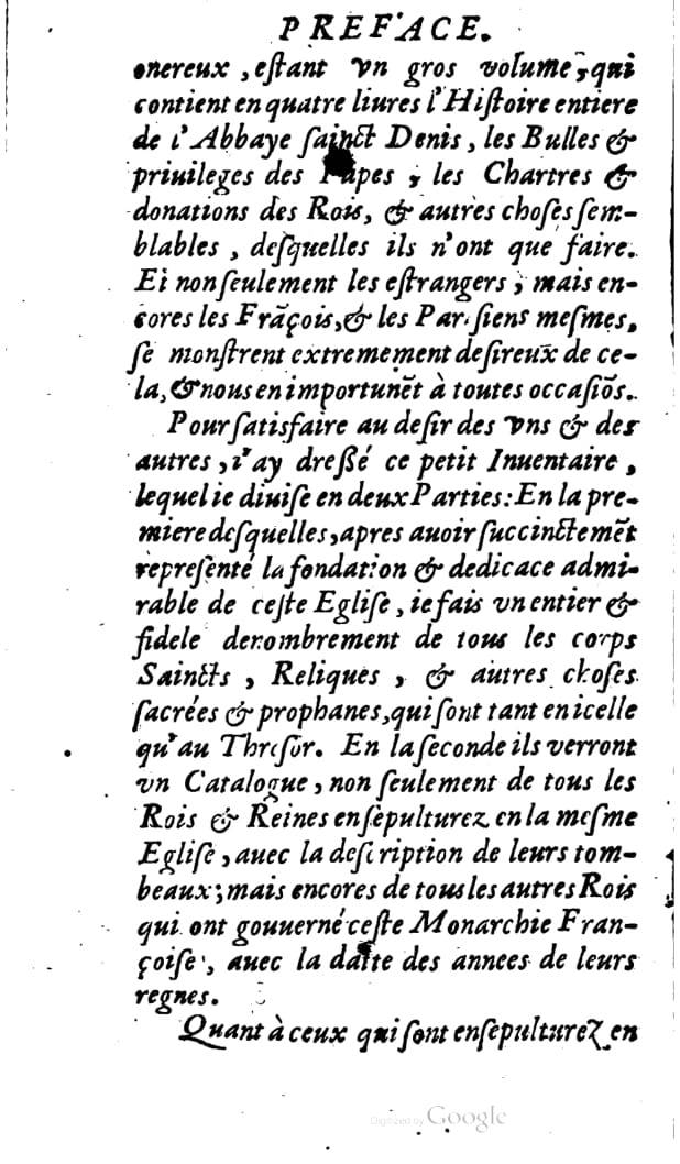 1646 - Jean Billaine - Trésor sacré ou inventaire des saintes reliques - BM Lyon