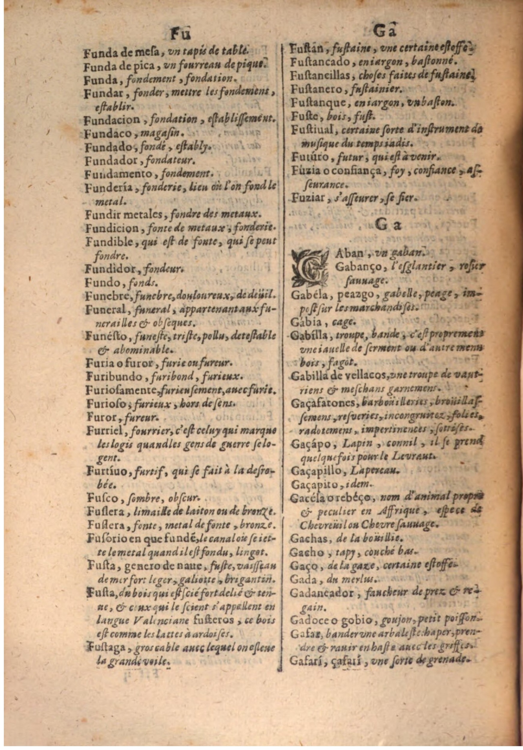 1645 - A. de Sommaville et A. Courbé - Trésor des deux langues espagnole et française - BSB Munich