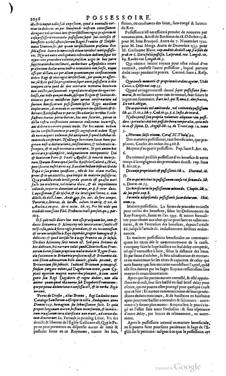 1629 - Veuve Nicolas Buon - Trésor du droit français (29620 T. 2) - BM Lyon