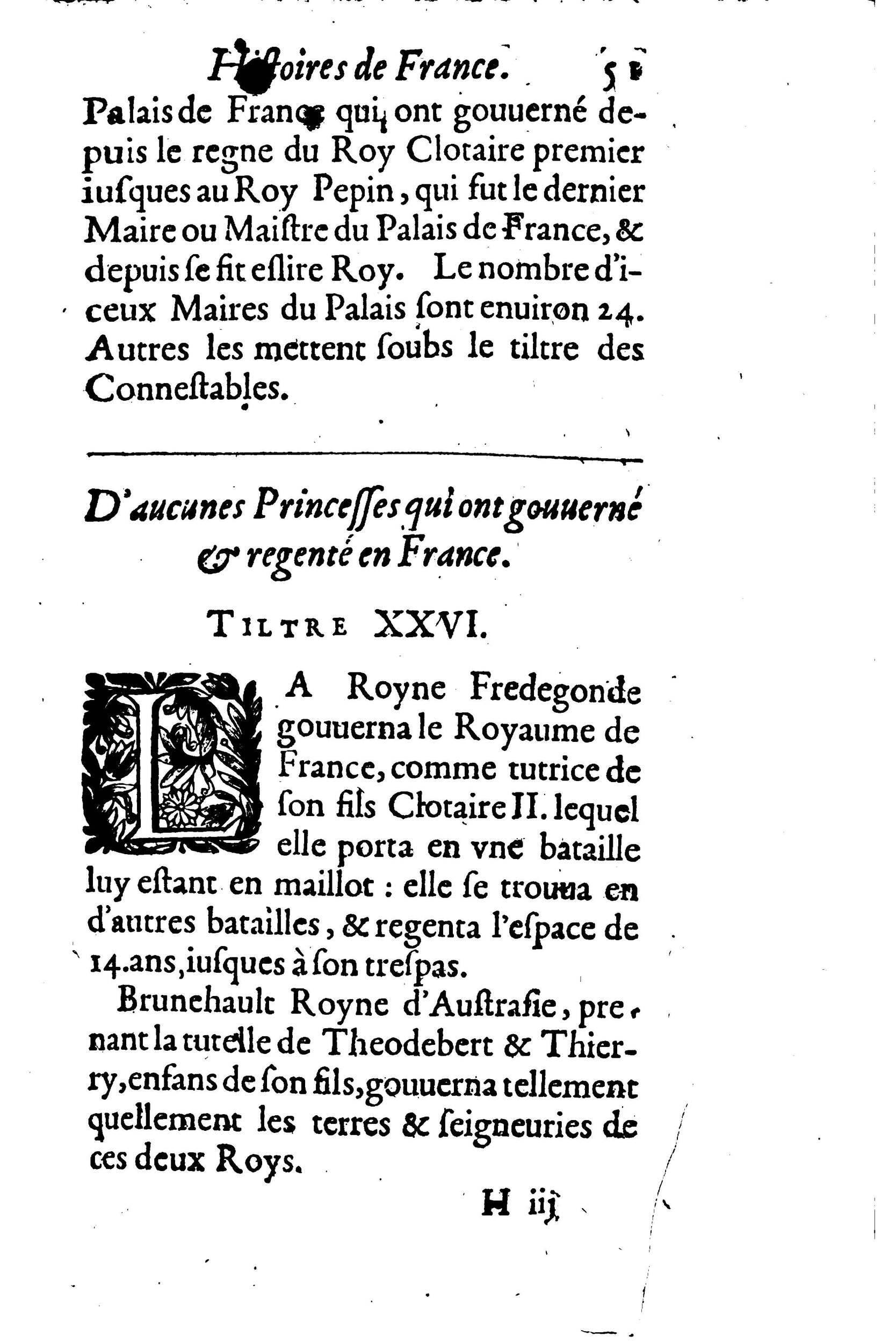1633 - Jean Corrozet - Trésor des histoires de France - BM Lyon 1633 - Jean Corrozet - Trésor des histoires de France - BM Lyon