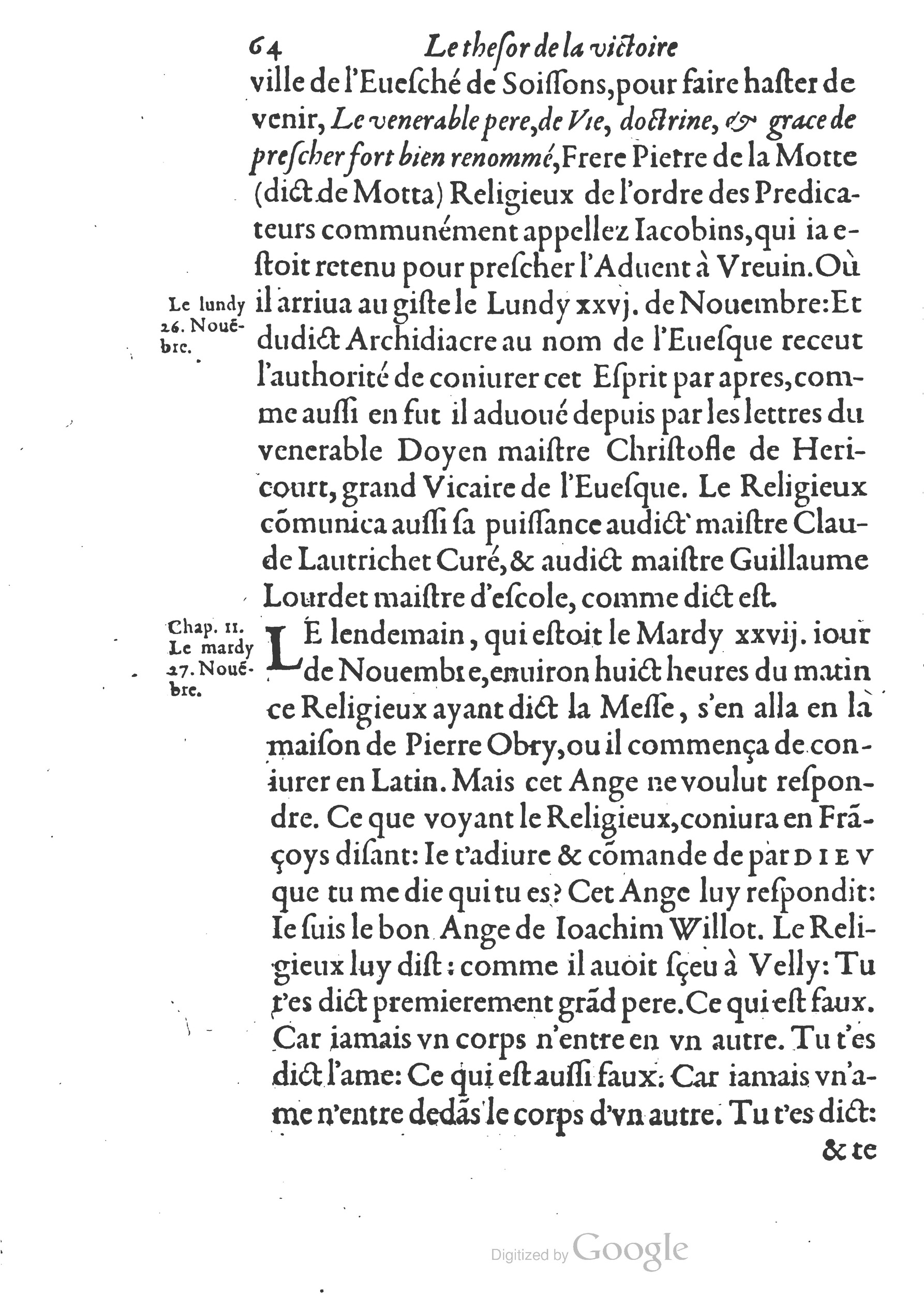 1578 - Nicolas Chesneau - Trésor et entière histoire de la triomphante victoire du corps de Dieu sur l’esprit malin - British Library 1578 - Nicolas Chesneau - Trésor et entière histoire de la triomphante victoire du corps de Dieu sur l’esprit malin - British Library