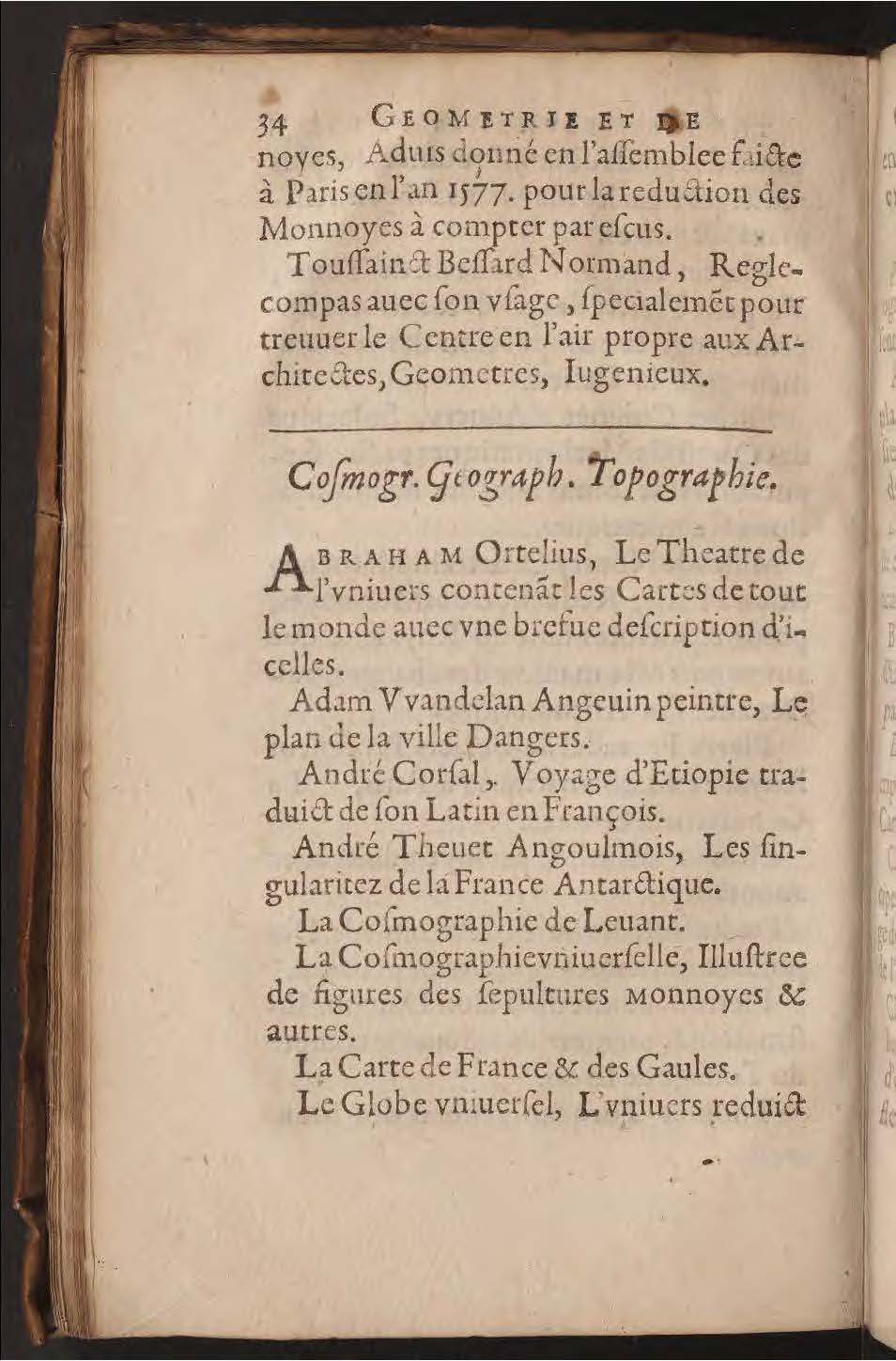 1602 - François Jacquin - Trésor des bons esprits français - BnF Arsenal