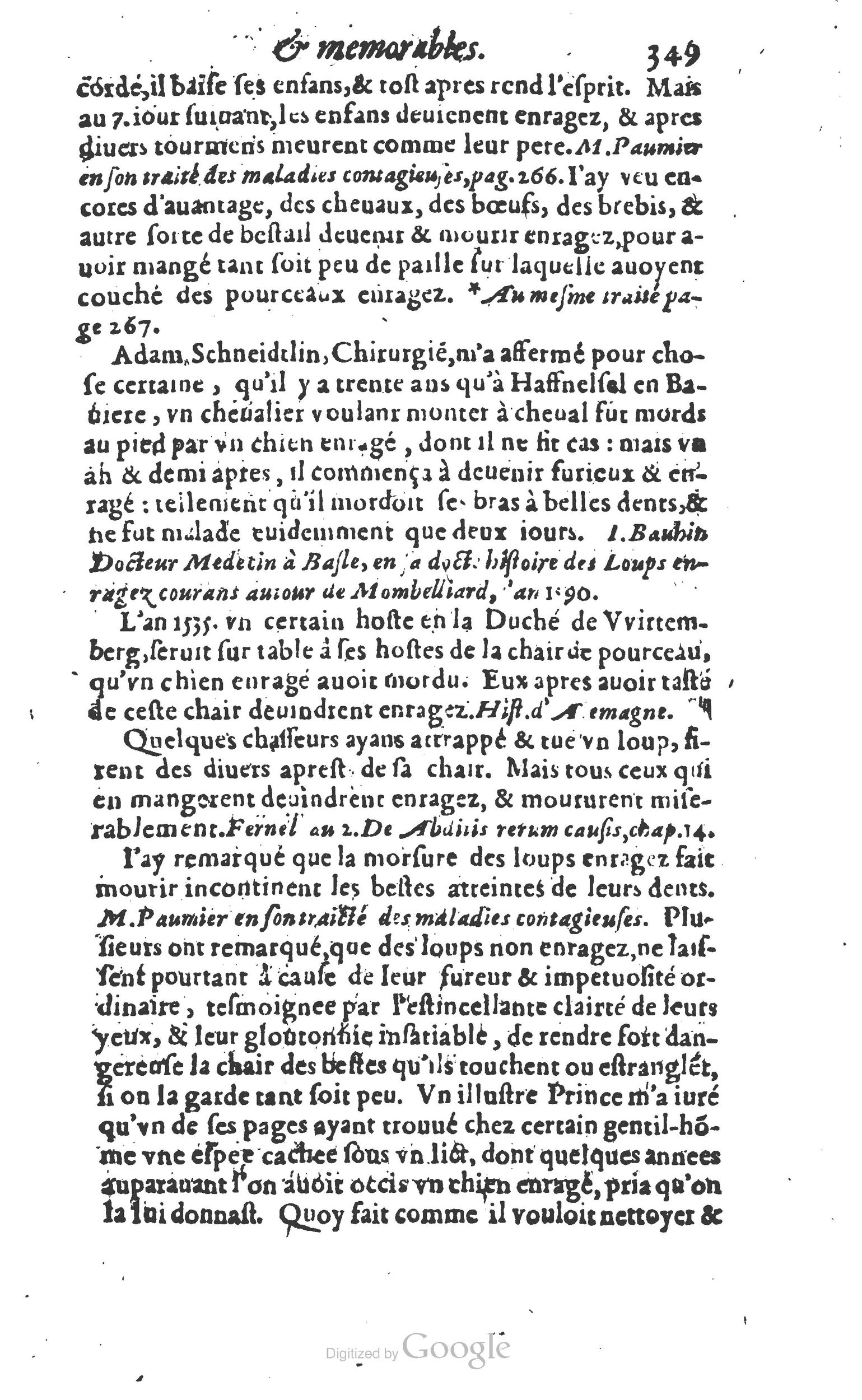 1610 - Paul Marceau - Trésor d’histoires admirables et mémorables - Princeton