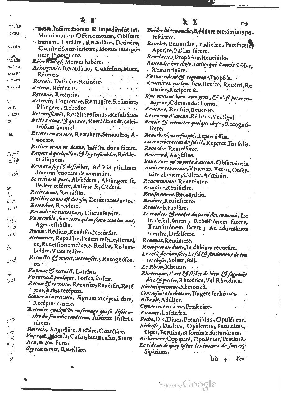 1564 - Henri Hylaire et Louis Cloquemin - Trésor des mots et traits français - BSB Munich