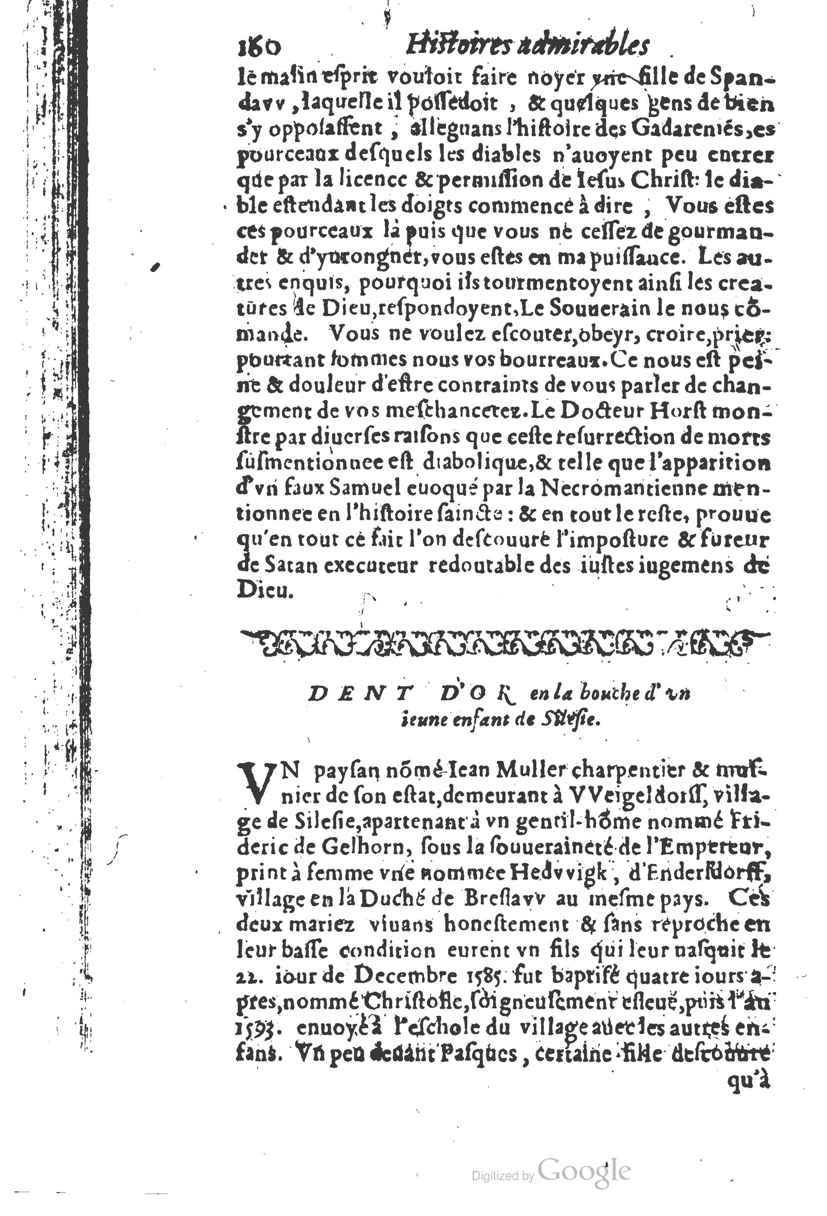 1610 - Paul Marceau - Trésor d’histoires admirables et mémorables - Princeton