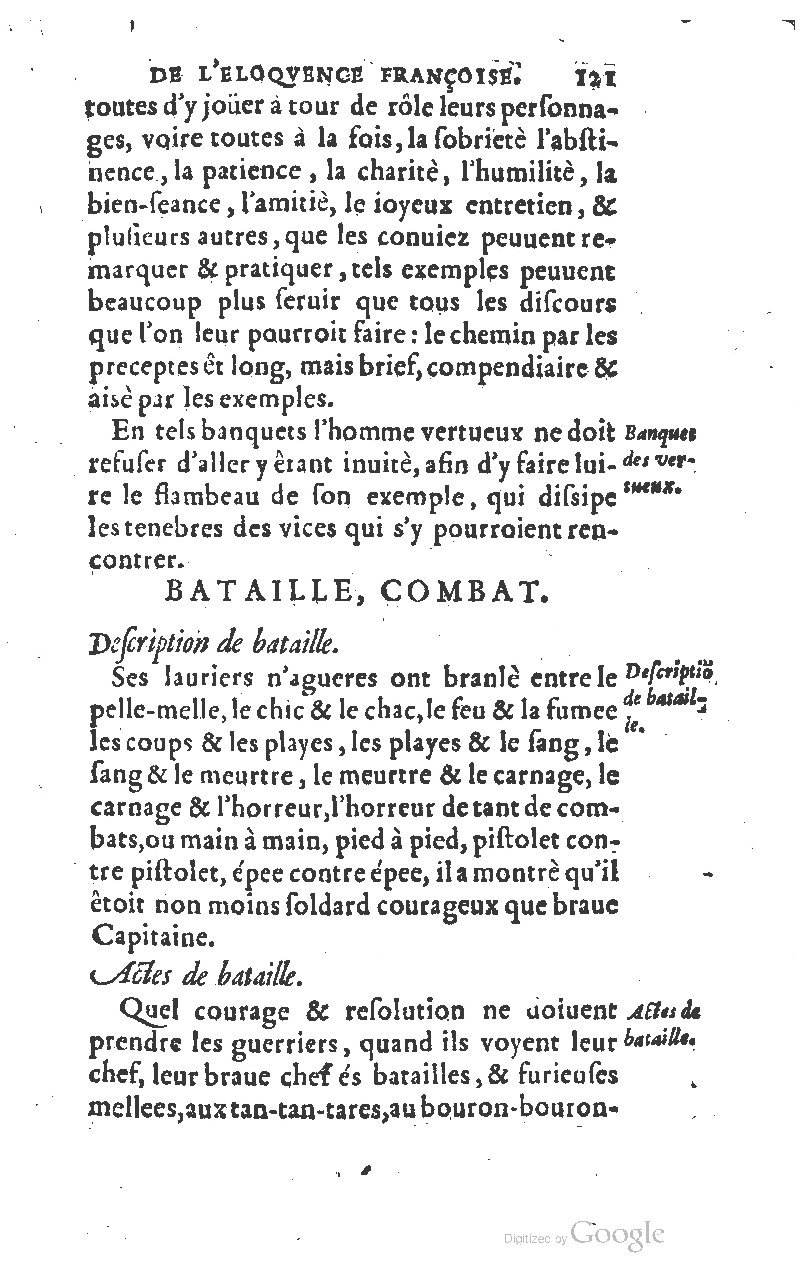 1610 - Louis Coste - Trésor de l’éloquence française (Seconde partie) - BM Lyon