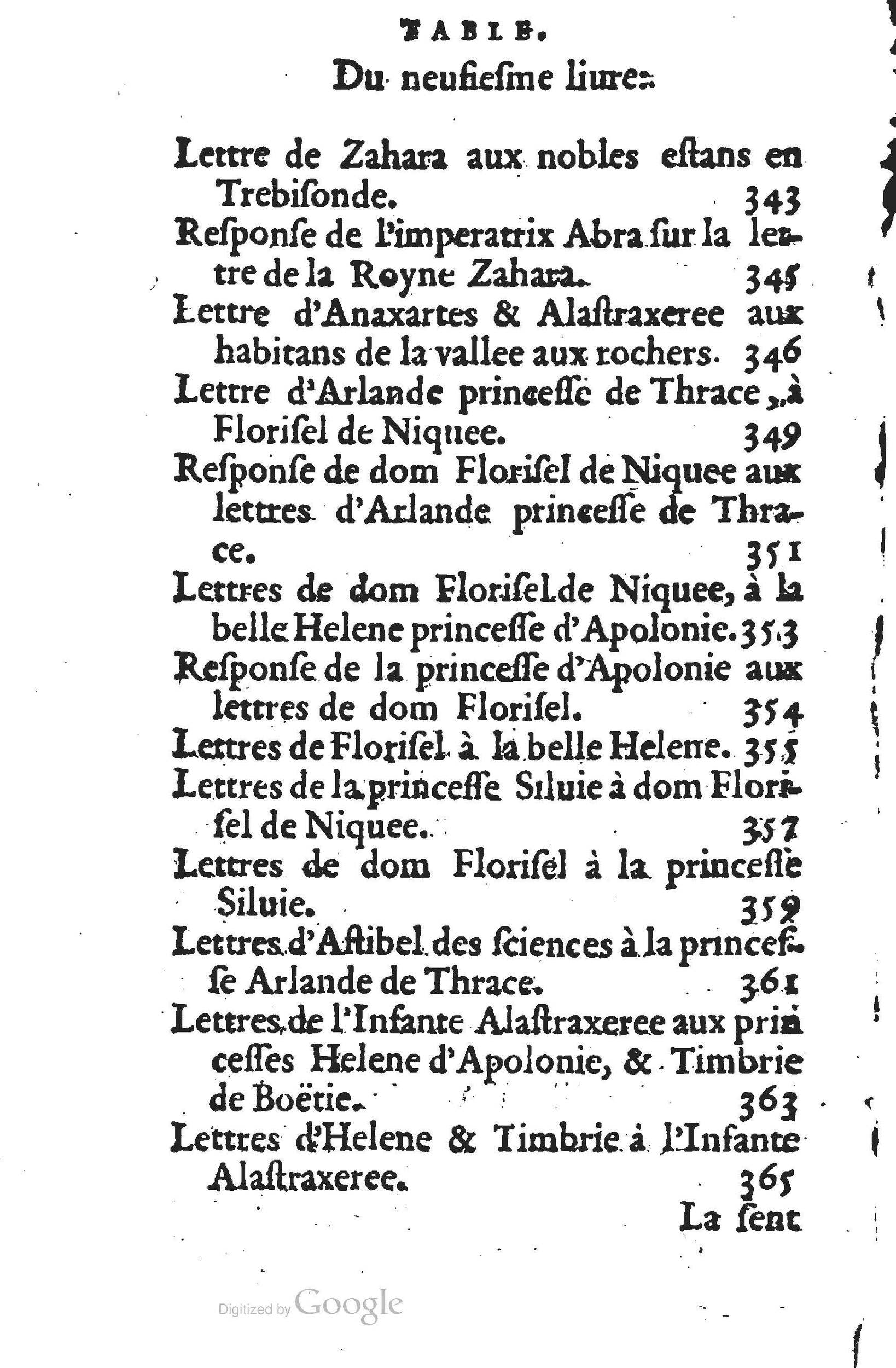 1560 - Jean d’Ogerolles et Gabriel Cotier Lyon - Trésor des Amadis - BSB Munich