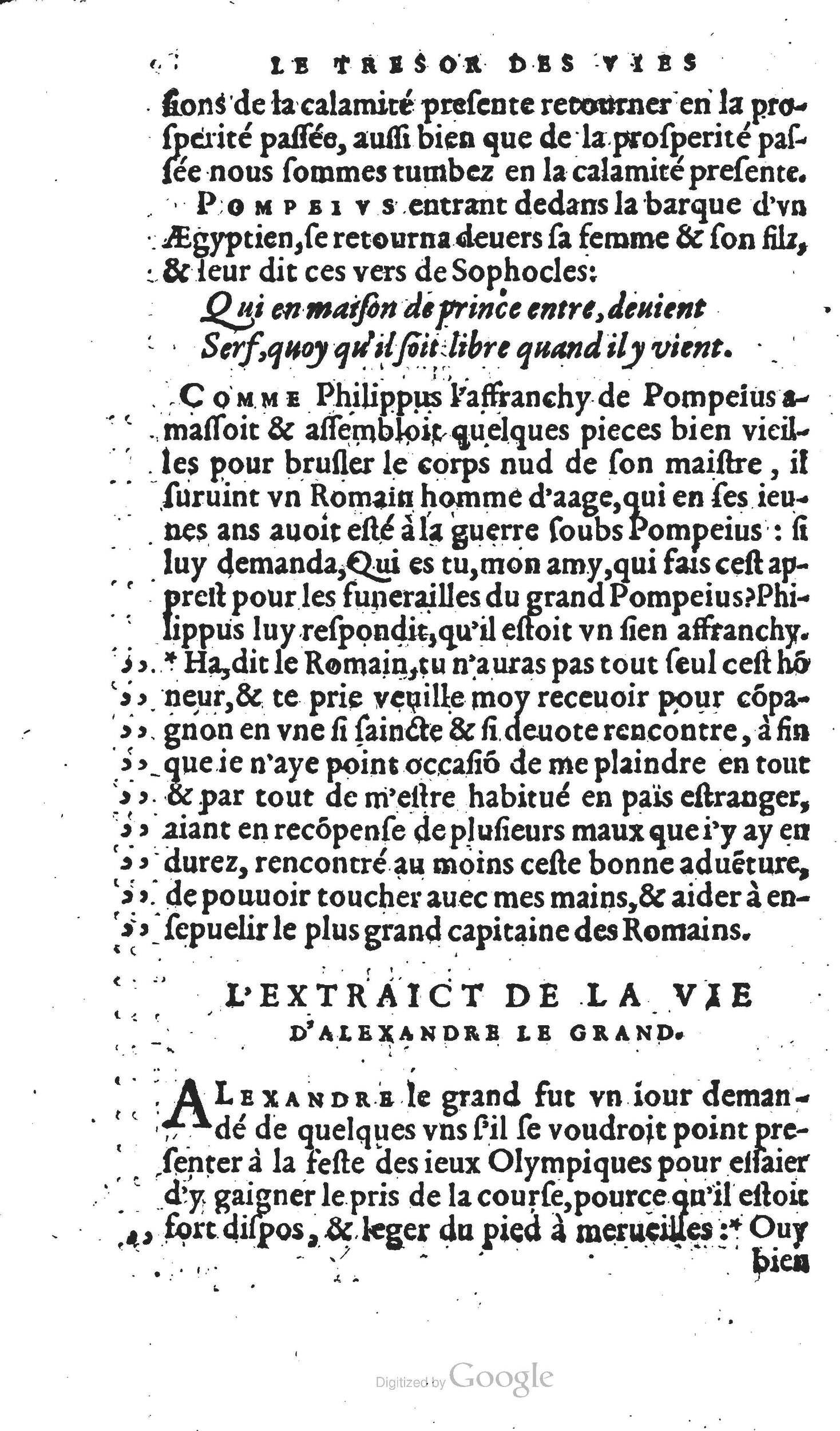 1567 - Willem Silvius - Trésor des vies de Plutarque - Anvers Musée Plantin-Moretus