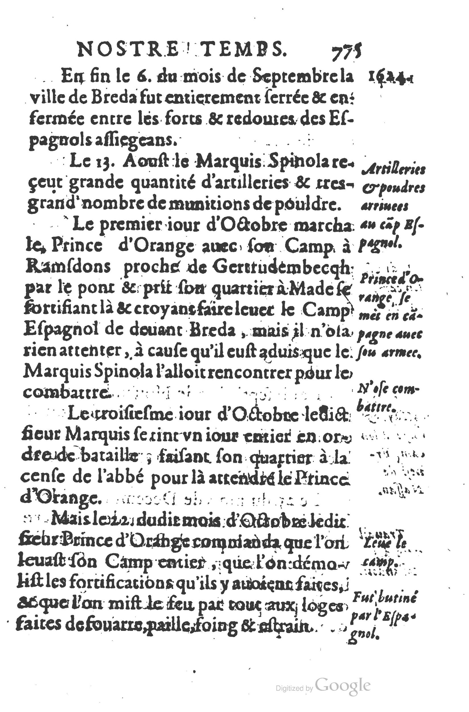 1626 - Joseph Bouillerot - Trésor de l’histoire générale de notre temps - BSB Munich