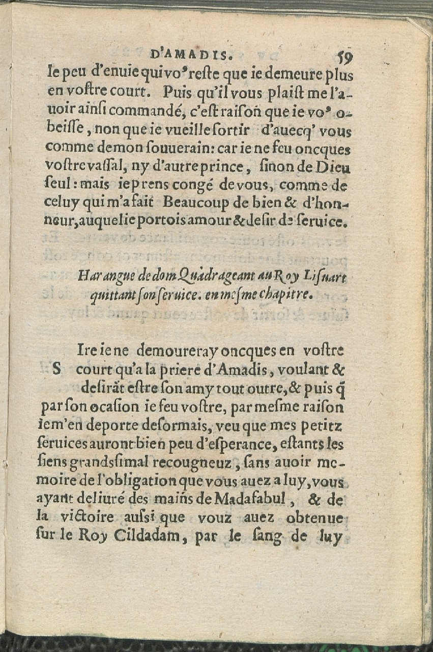 1559 - Pierre Regnard - Trésor des Amadis - Det KLG Copenhague