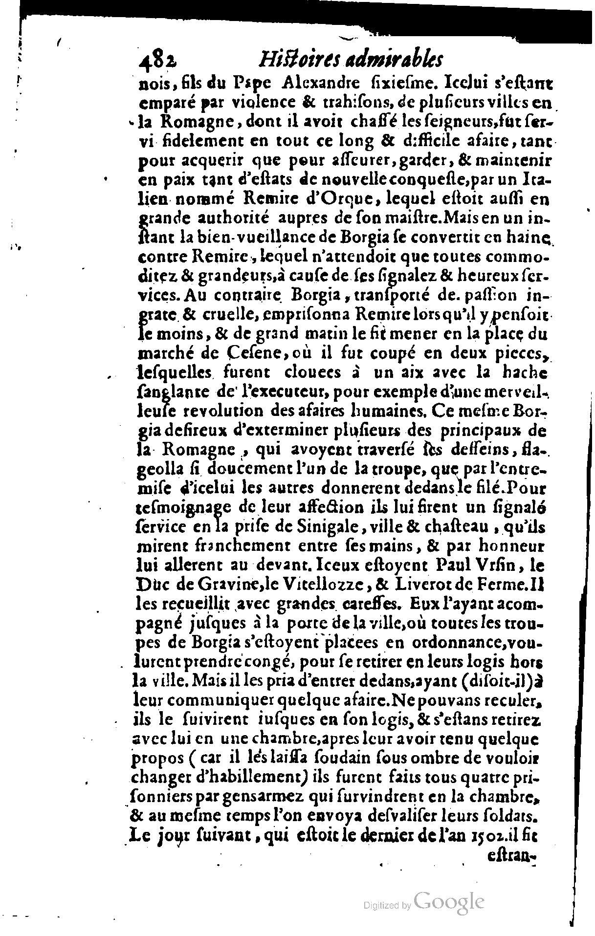 1628 - Jacques Crespin - Trésor d’histoires admirables et mémorables - BSB Munich