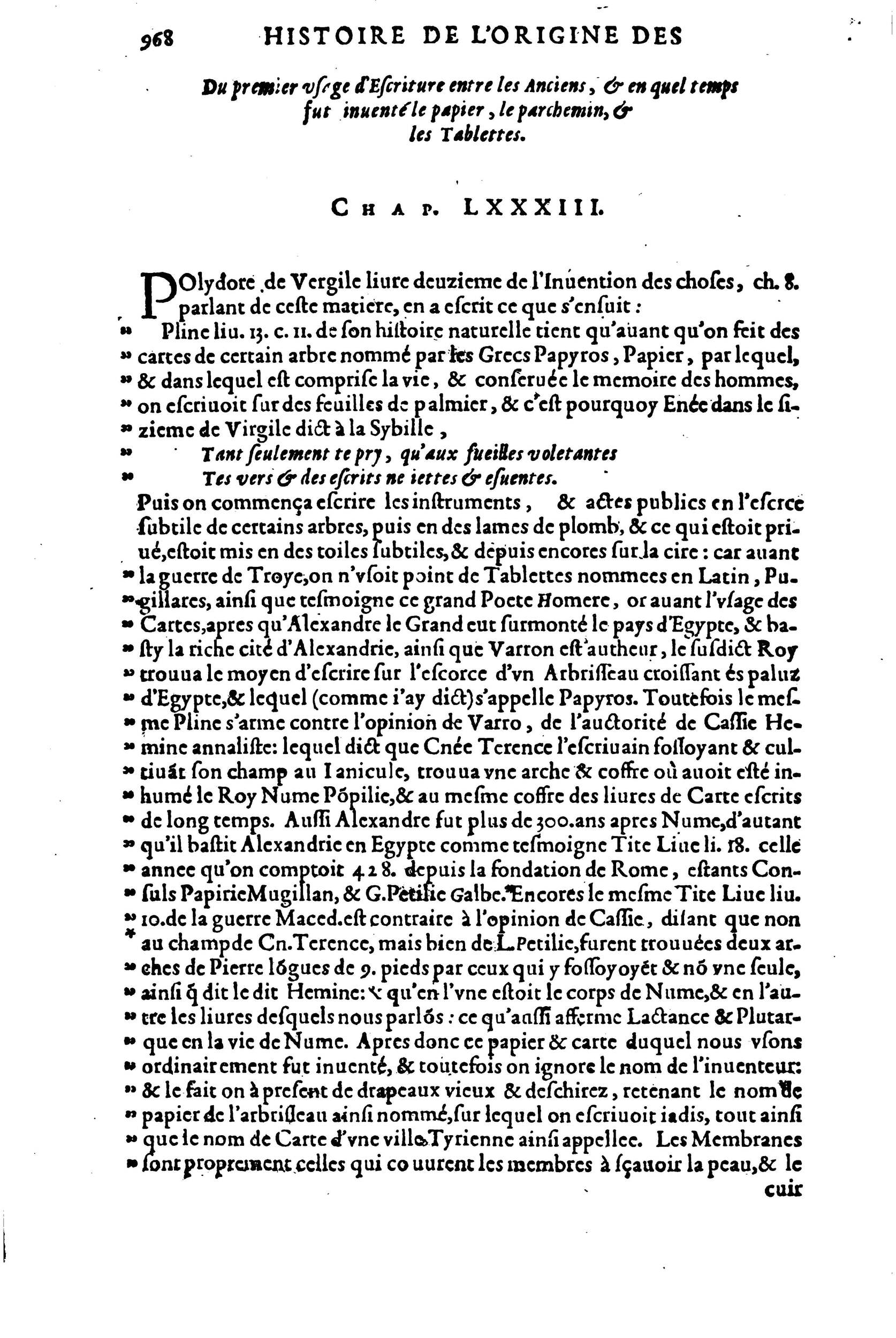 1608 - Nicolas Du Fossé - Trésor politique - BnF Tolbiac