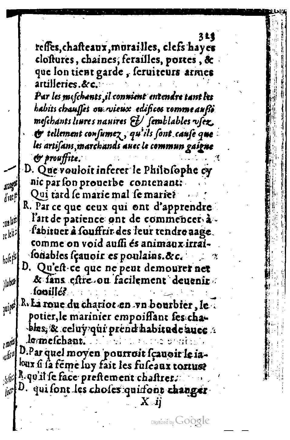 1582 - Nicolas Bonfons - Trésor des sentences dorées - BM Lyon