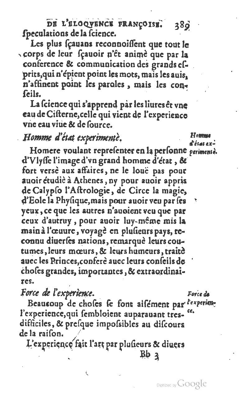 1610 - Louis Coste - Trésor de l’éloquence française (Seconde partie) - BM Lyon