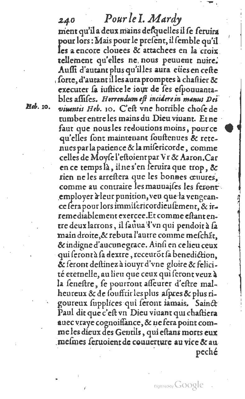 1607 - Nicolas Du Fossé - Trésor quadragésimal - T 01 - BM Lyon